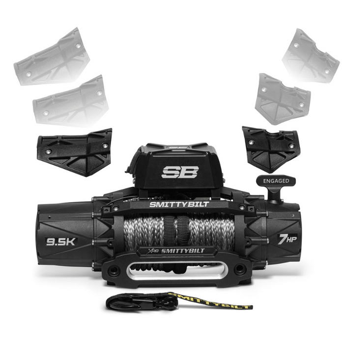 Smittybilt XRC Gen 3 9,500lb Comp Winch w/ Synthetic Rope Model 98695