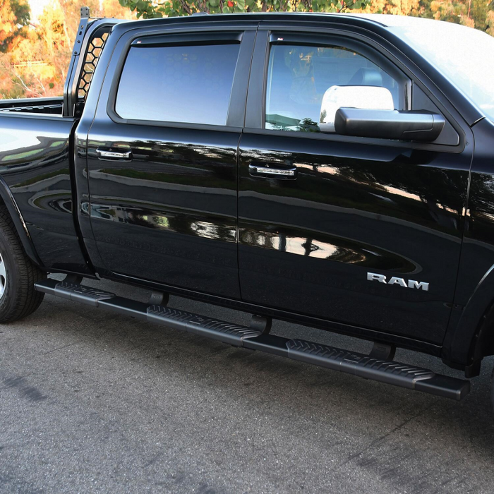 Westin R5 M-Series Wheel to Wheel Step Nerf Bars 5 in. Black Steel Model 28-534705