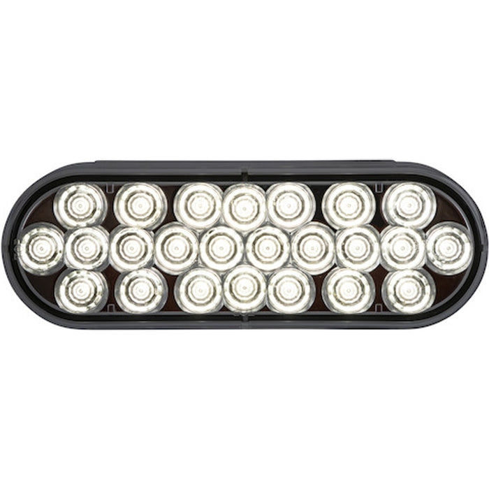 Buyers Products 6 Inch 24 LED Clear Oval Backup Light (Sold in Multiples of 10) Model 5626325