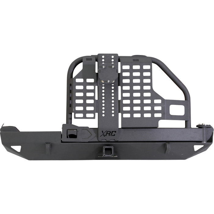 Smittybilt XRC Rear Bumper W/Hitch & Tire Carrier - Black Textured 76851 Model 76851