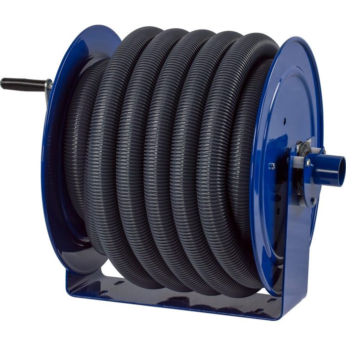 Coxreels V100 Series Vacuum Only Direct Crank Rewind 1-1/2/2 in. x 50 ft. - No Hose Model V-117H-850