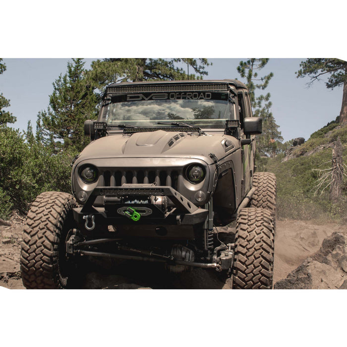 DV8 Offroad 2007-2018 Jeep Wrangler Heat Dispersion Hood Model HDMB07-02