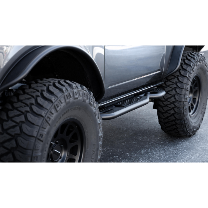 DV8 Offroad OE Plus 2-Door Side Steps Model SRBR-05