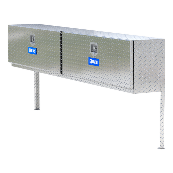 UWS Bright Aluminum 90" Double-Door Topside Truck Tool Box Model TBTS-90