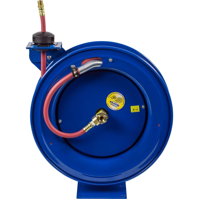 Coxreels EZ-P Series Safety System Performance Spring Driven Hose Reel 3/8 in. x 50 ft. - Hose Included 300 PSI Model EZ-P-LP-350