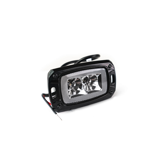 DV8 Offroad 2007-2025 Jeep Wrangler JK JKU JL JLU 2 and 4-Door Bolt-on Hitch with Lights Model AHJP-01