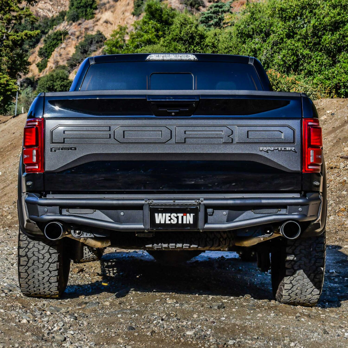 Westin Outlaw Rear Bumper Textured Black Model 58-82025