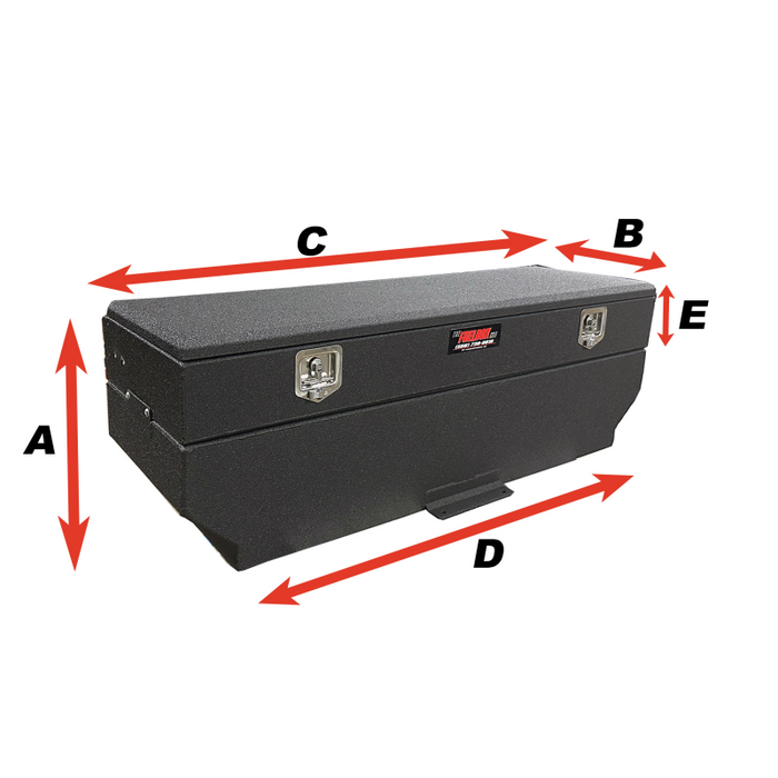 The FuelBox Tank and Tool Box Combo 57 Gallon 1" Taller Toolbox Smooth & Sprayed Finish Model FTC60BMS