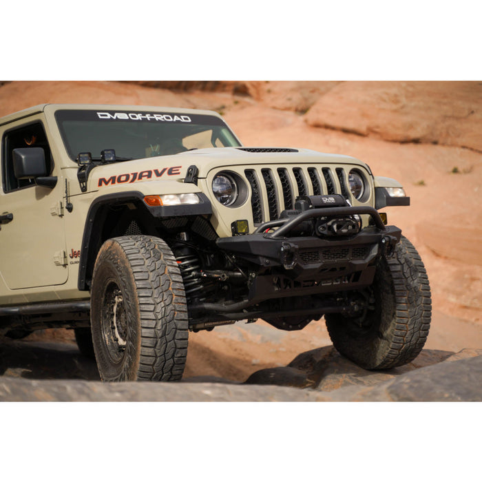 DV8 Offroad 2018-2025 Jeep Gladiator Wrangler Spec Series Front Bumper Model FBJL-09