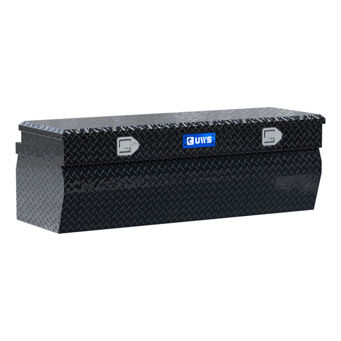 UWS Gloss Black Aluminum 55" Wedge Utility Chest Box Model TBC-55-W-BLK