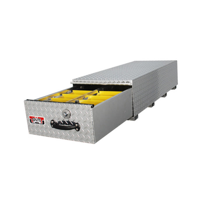 Brute 20" X 12" X 48" X W/ Diamond Tread, Bed Safe Roller Drawer Box Model HBS336