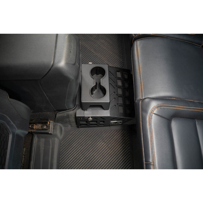 DV8 Offroad 2021-2025 Ford Bronco 4-Door Rear Seat Cup Holder And Molle Panels Model MPBR-07