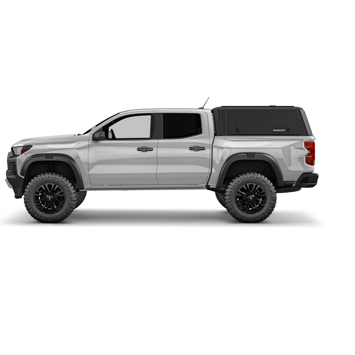 SmartCap Matte Black Truck Bed Cap EVOA Adventure Series w/ Vertical Locks Model EA0113-MB