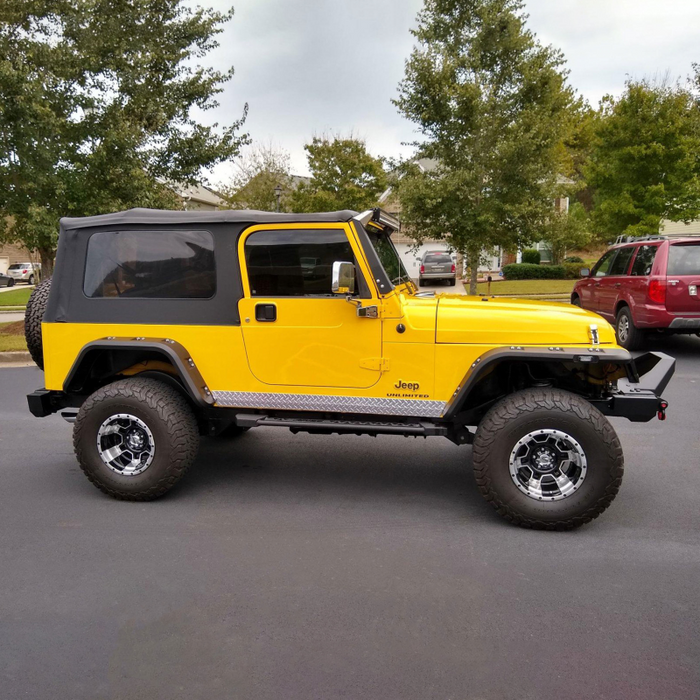 ARIES Rocker Step Running Boards, Fits Select Jeep Wrangler TJ Model 2074102
