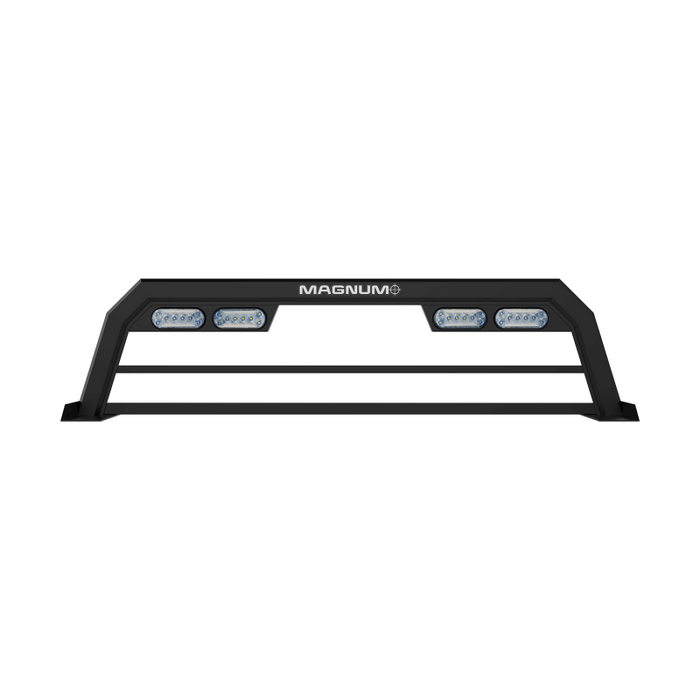Magnum Truck Racks Headache Rack Service Body Light Bar Matte Black Model 16SBLBRAB