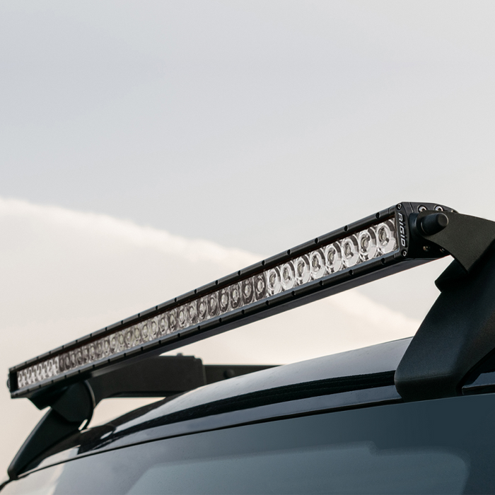 Rigid Industries 2021 Bronco Roof Rack Light Kit with a SR Spot/Flood Combo Bar Included Model 46726