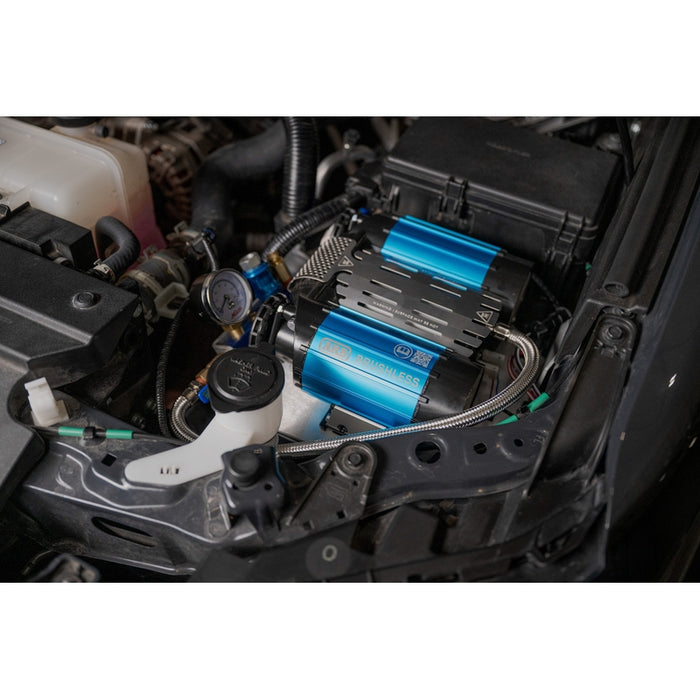 Rago Fabrication 2025+ Toyota 4Runner Under-Hood Air Compressor Mount Model AC7110700NA