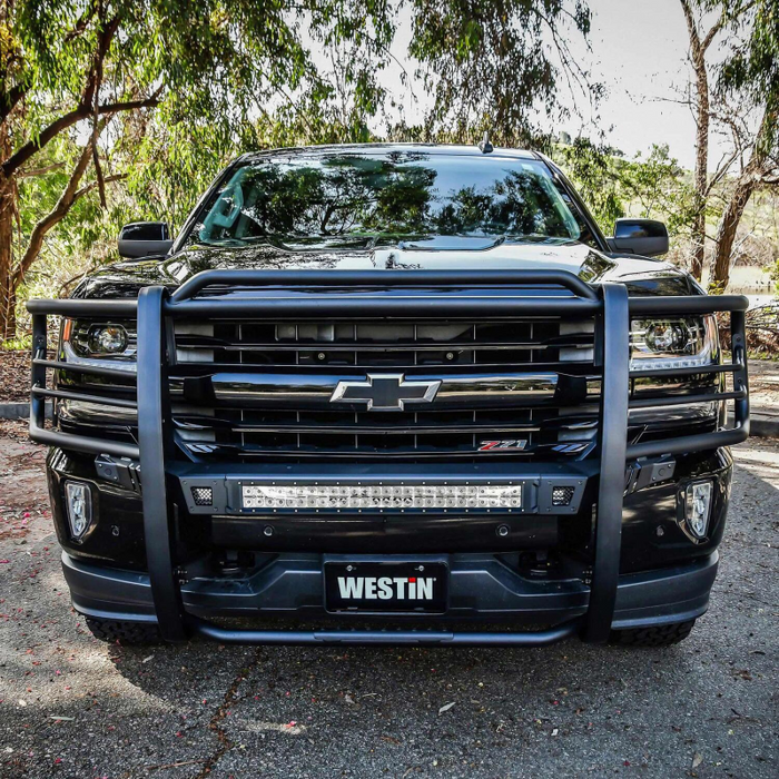Westin Sportsman X Grille Guard Textured Black Steel Model 40-33875