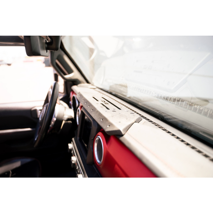 DV8 Offroad 2018-2025 Jeep Gladiator JT Wrangler JL, JLU Digital Device Dash Mount Model DMJL-01