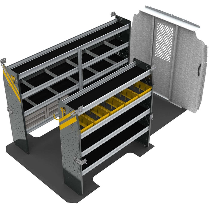 Ranger Design Mobile Service & Plumbing Van Shelving Package for Mercedes Sprinter Low Roof 144" Wheelbase Model DLS-16
