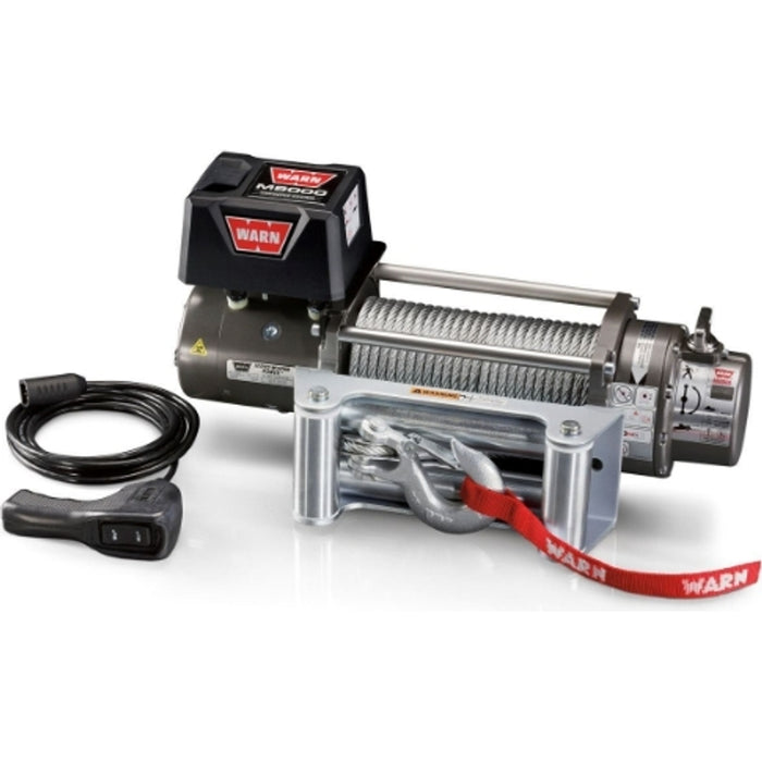 Warn M8 (M8000) Winch With 100 Feet Steel Rope Model 26502
