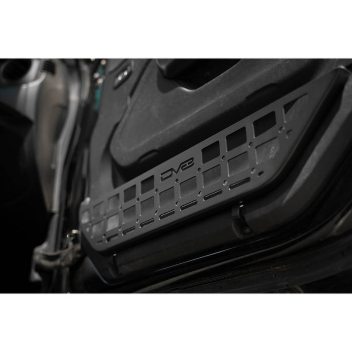 DV8 Offroad 2018-2025 Jeep Wrangler JL, JLU Slim Front Door ONLY Molle Pockets Model MPJL-07