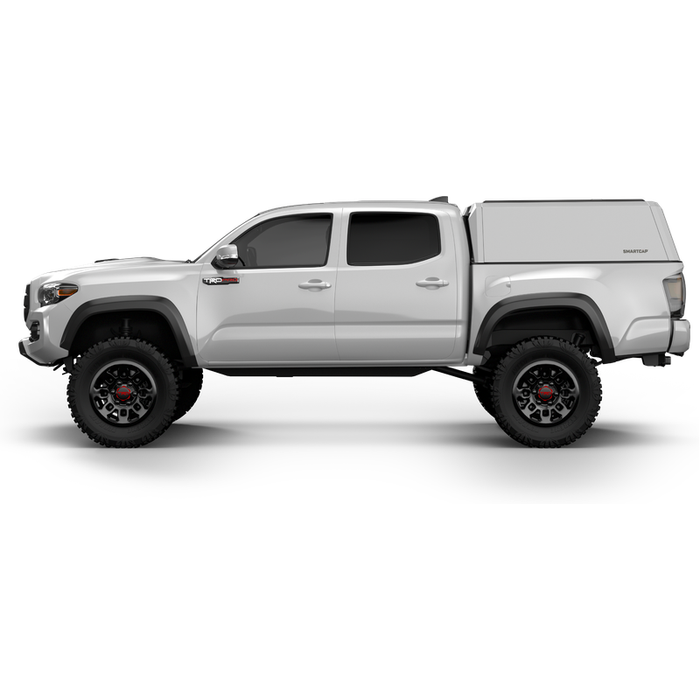 SmartCap OEM White Truck Bed Cap EVOh Hatchback Series w/ Vertical Locks Model EH1316-WH