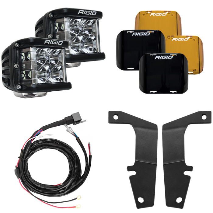 Rigid Industries A-Pillar Light Kit, Includes D-SS Flood Model 46703
