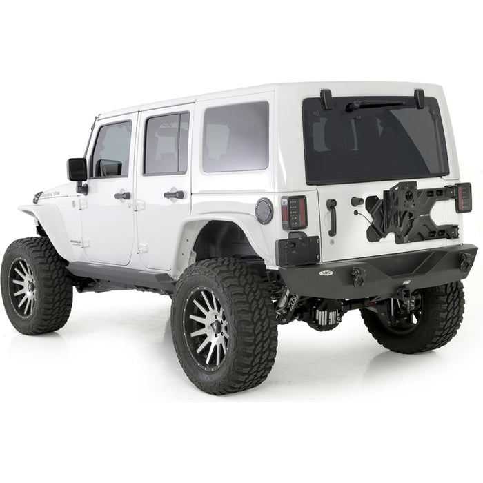 Smittybilt XRC Gen 1 Rear Bumper w/ Hitch - Textured Black (18+ JL/JLU) Model 77855