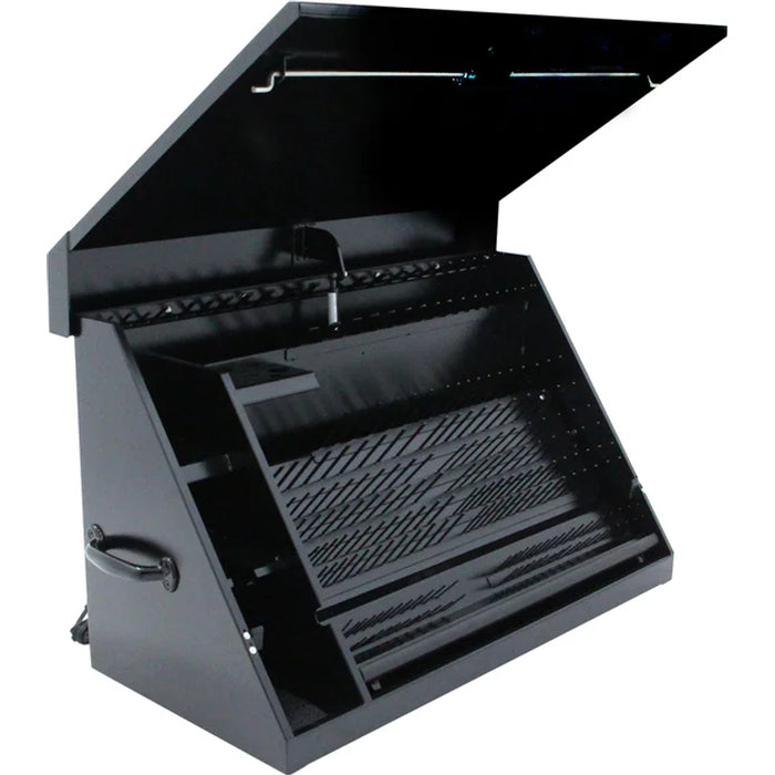 Montezuma 36 x 17 In. Steel Triangle® Toolbox Black Top Mount Toolbox DXTB36BB