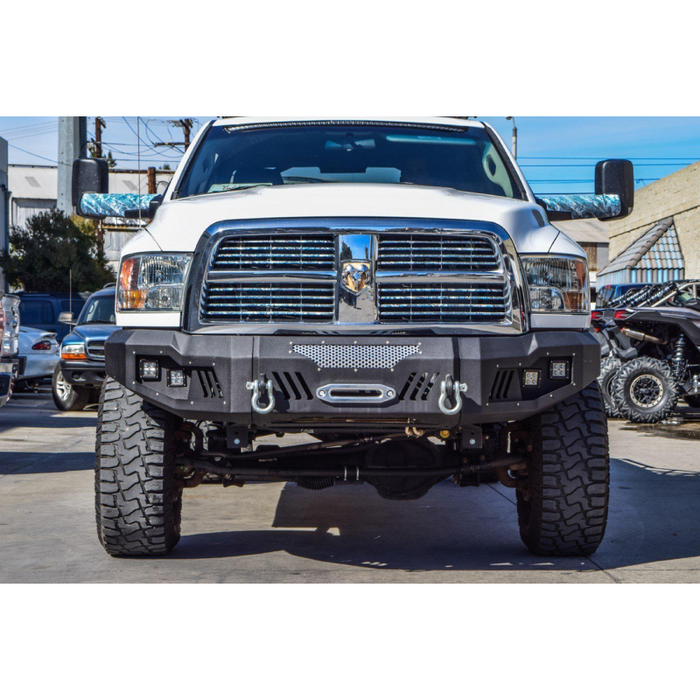 DV8 Offroad 2010-2018 RAM 2500 3500 Steel Front Bumper Model FBDR2-04
