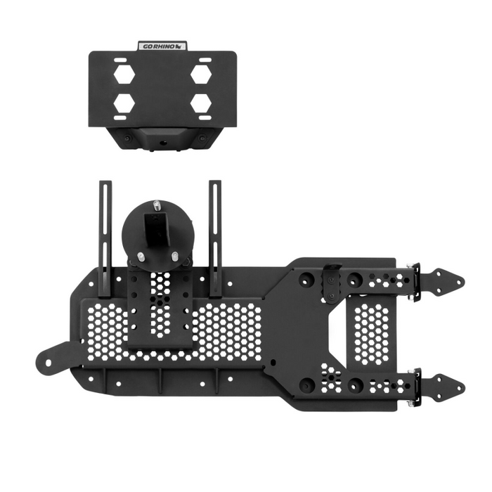 Go Rhino Rockline Low Profile Body Mount Tire Carrier For Jeep Model 27137T