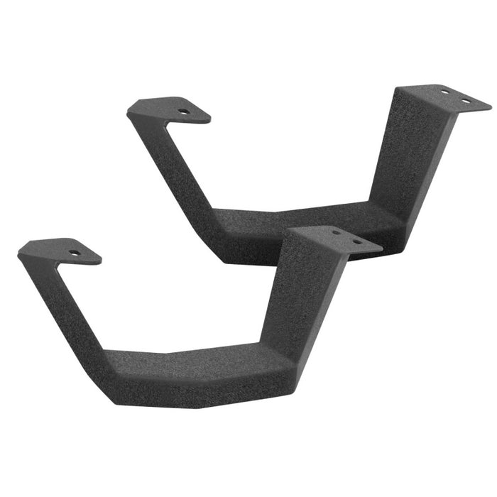 Go Rhino RB10 Running Boards with Mounting Brackets With 2 Pairs Drop Steps Kit Model 6341768020T