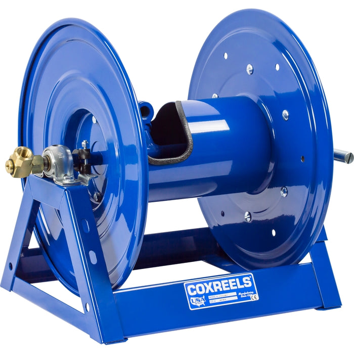 Coxreels 1275 Series Bevel Geared Hand Crank Dual Hose Reel 1 in. x 75 ft. - No Hose 3000 PSI Model 1275-6-75-C