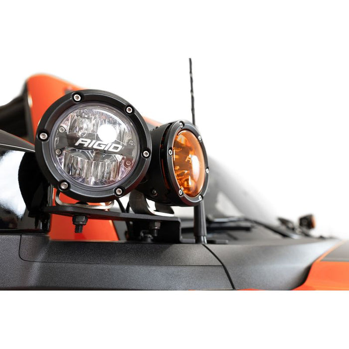Addictive Desert Designs 21-23 Ford Bronco & Bronco Raptor Dual Ditch Light Mounts Model AC2301801NA