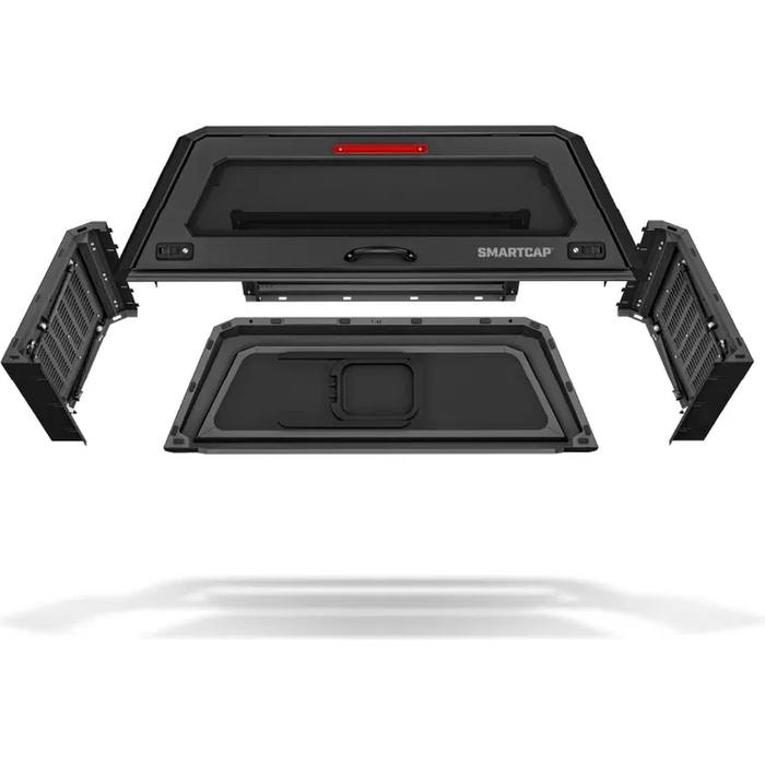 SmartCap Matte Black Truck Bed Cap EVOa Adventure Series w/ Horizontal Locks Model EA1004-MB