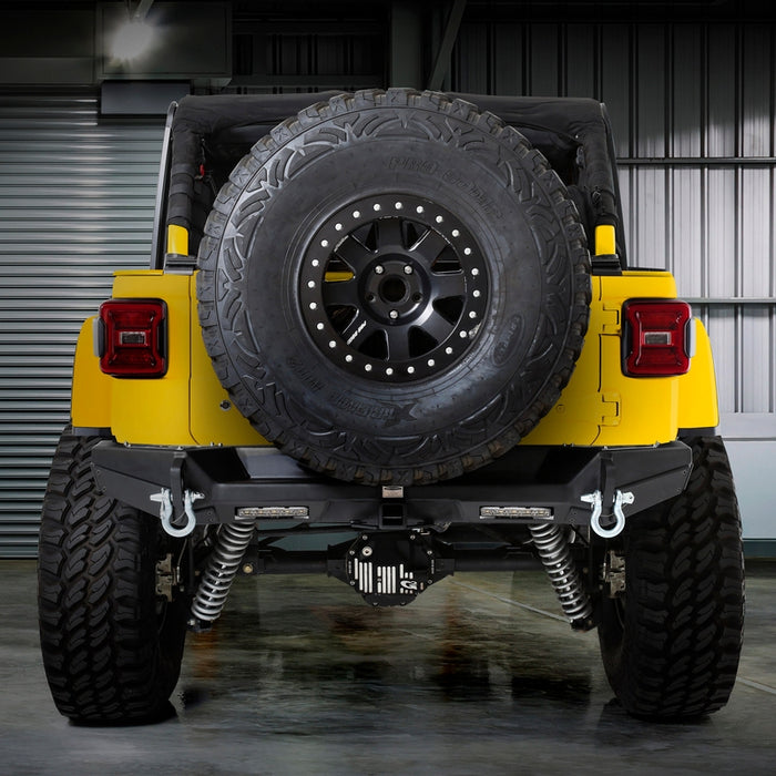 Smittybilt XRC Gen 2 Rear Bumper - Textured Black (18+ JL/JLU) Model 77858