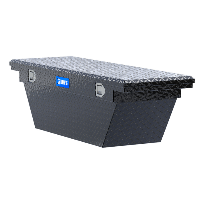 UWS 60" Deep Angled Truck Tool Box, Low Profile (LTL Shipping Only) Model TBSD-60A-LP-BLK