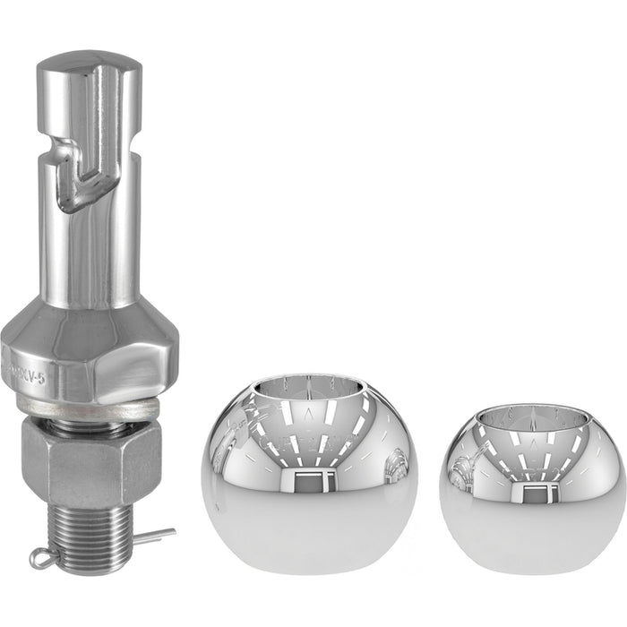 CURT 2 and 2-5/16-Inch Chrome Steel Switch Ball Set, Up to 8,000 lbs. GTW Model 42280