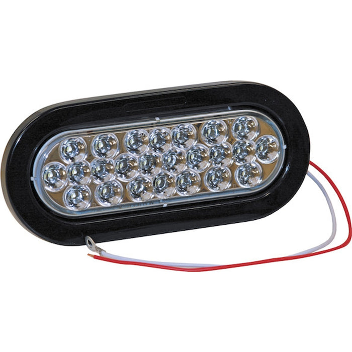 Buyers Products 6 Inch 24 LED Clear Oval Backup Light (Sold in Multiples of 10) Model 5626325