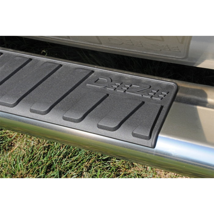 Dee Zee Stainless Steel Step Nerf Bars 6 in. Oval Cab Length Model DZ16123