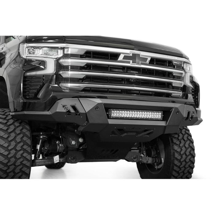 Addictive Desert Designs Chevy Silverado 1500 Black Label Front Bumper Model F140300010103