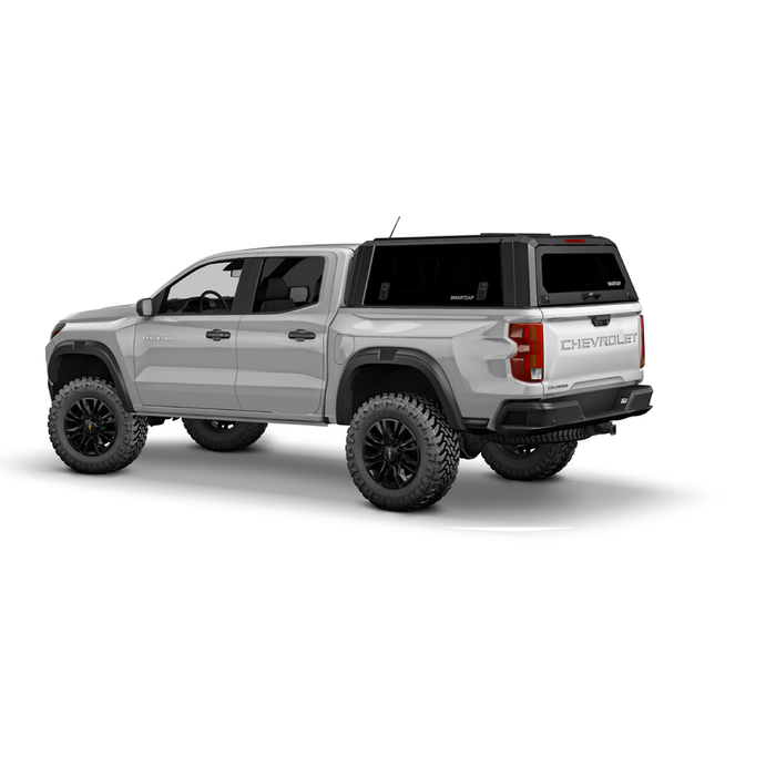 SmartCap Matte Black Truck Bed Cap EVO Sport Series w/ Vertical Locks Model EV0113-MB