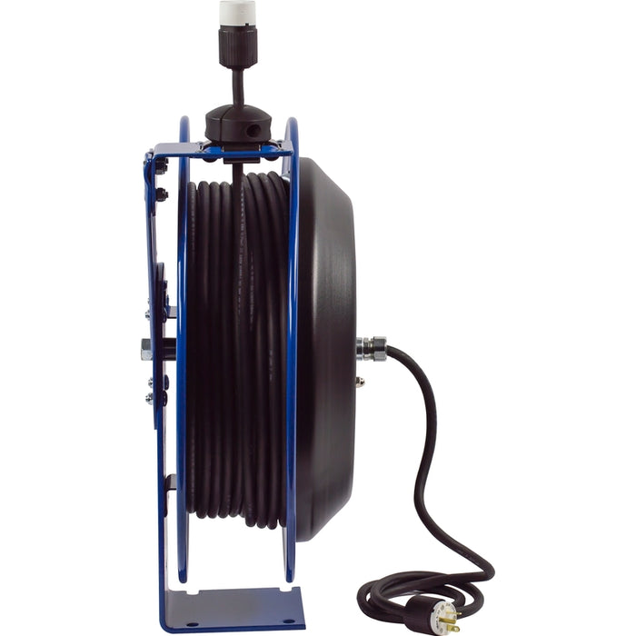 Coxreels PC Series Spring Driven Cord Reel Single Industrial Receptacle 12 GA x 75 ft. - Cord Included Model PC19-7512-A