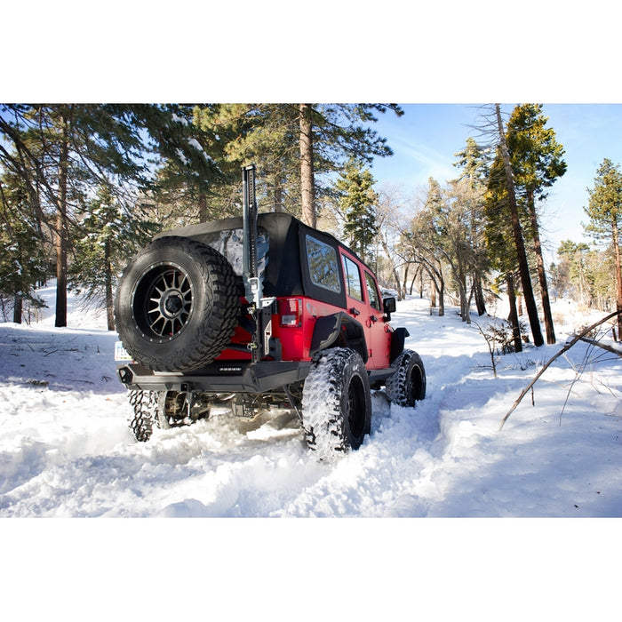 Smittybilt XRC Gen 2 Bolt-On Tire Carrier - Textured Black (07-18 JK/JKU) Model 76857