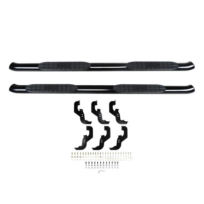 Westin PRO TRAXX 4 Oval Step Nerf Bars Black Steel Model 21-24135