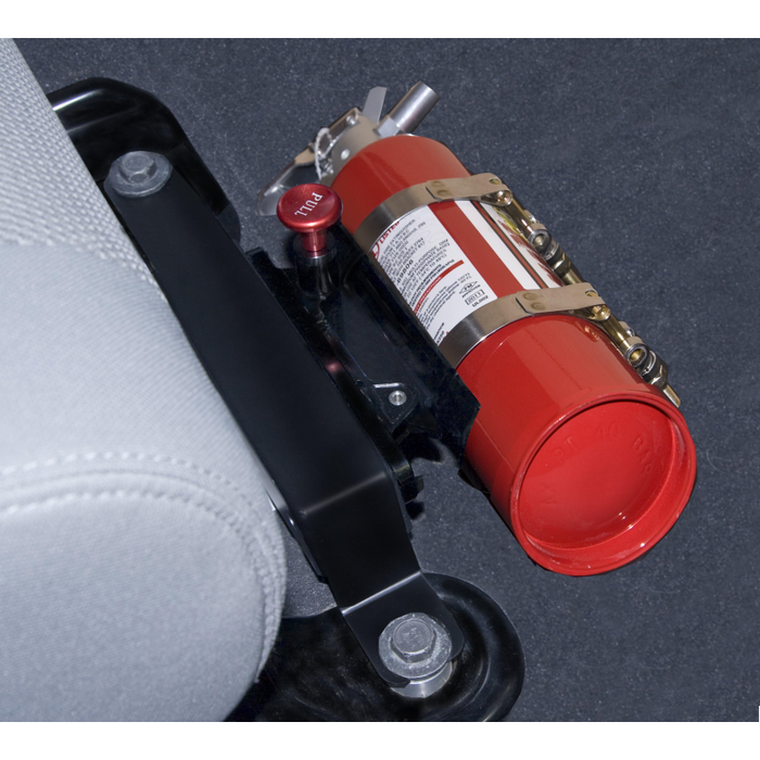 DV8 Offroad Universal Fire Extinguisher Mount Black Model D-FIREX-MNT-DOR