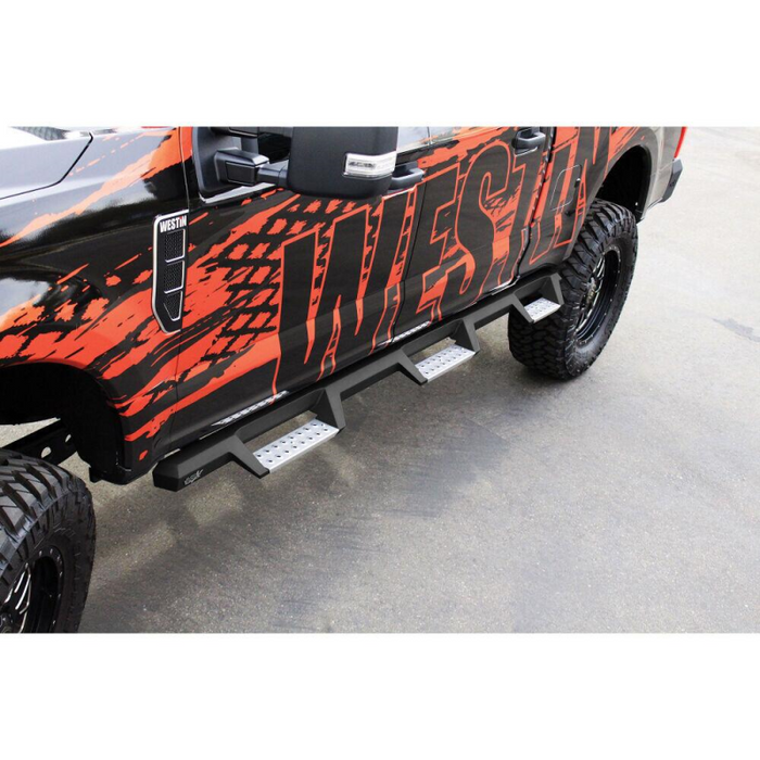 Westin HDX Drop Wheel to Wheel Side Steps Textured Black Stainless Steel Model 56-5340252