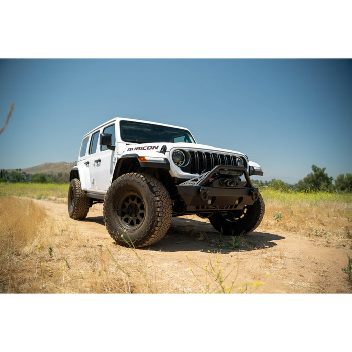 DV8 Offroad 2007-2025 Jeep Gladiator JT Wrangler JK JKU JL JLU Fs-15 Series Front Bumper Model FBJL-05