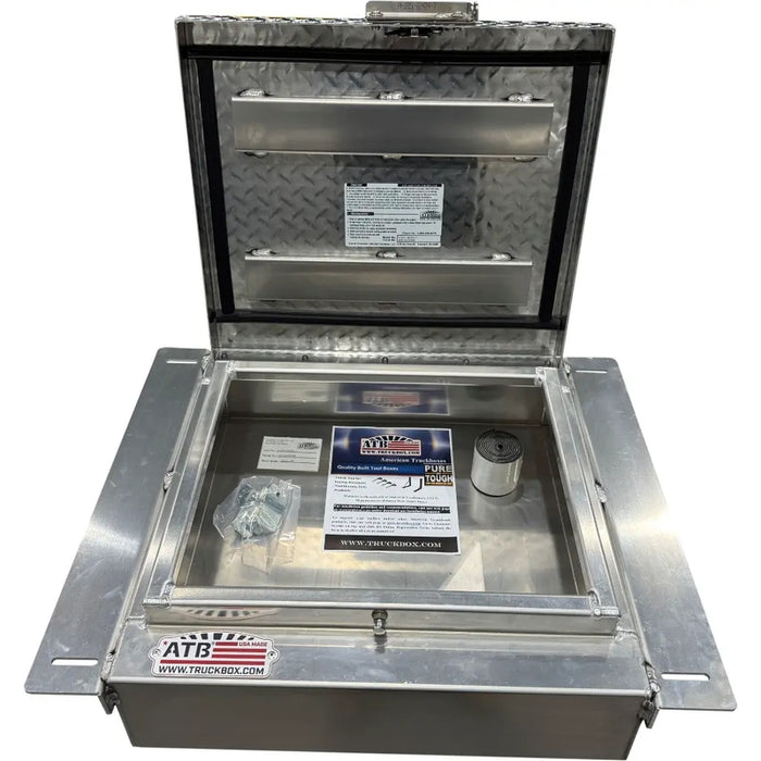 ATB In-Frame 8"H x 18"D x 24"W Single Top Open Lid With Padlock Model A-IB51-81824-T